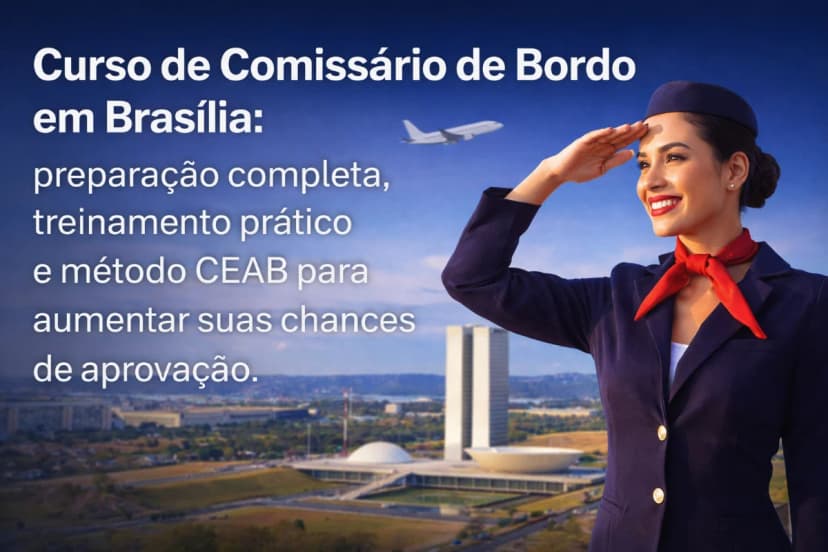 Curso de Comissário de Bordo em Brasília