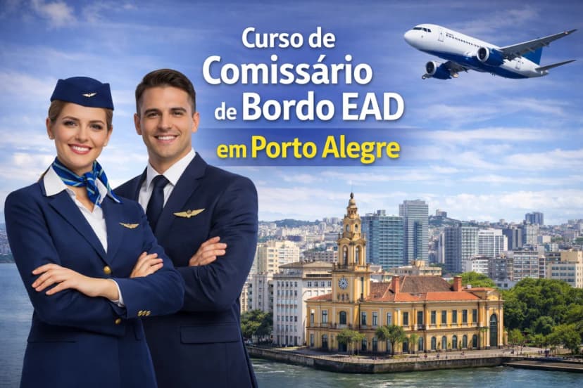 Curso de Comissário de Bordo em Porto Alegre