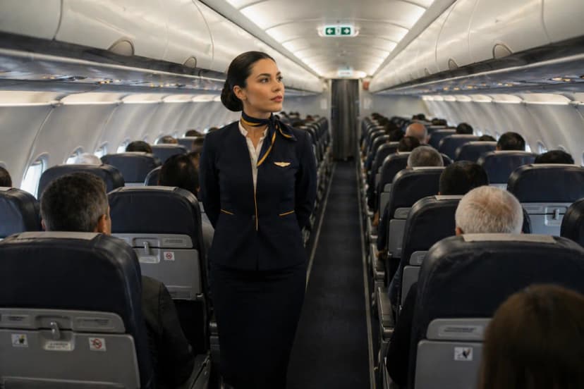 Curso de Comissário de Bordo com Preparação Real para a Aviação