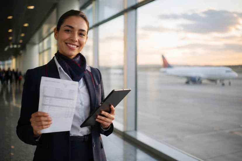 Quanto Ganha uma Aeromoça em 2026? Salário Real, Rotina e Benefícios