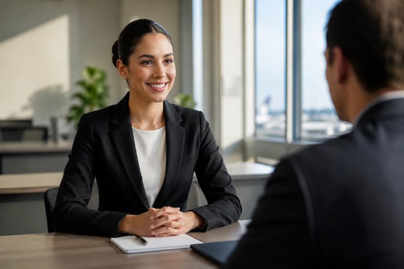 Como treinar comunicação para entrevistas na aviação civil?