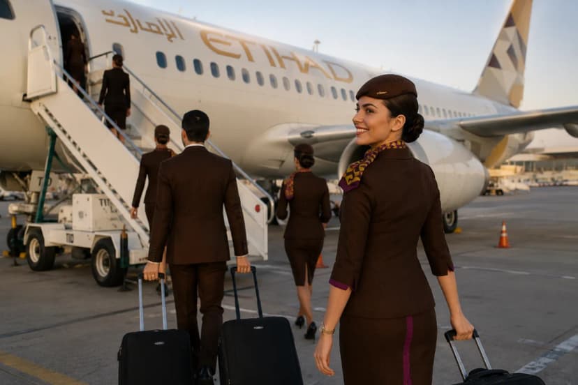 Etihad Airways abre recrutamento para comissários no Brasil