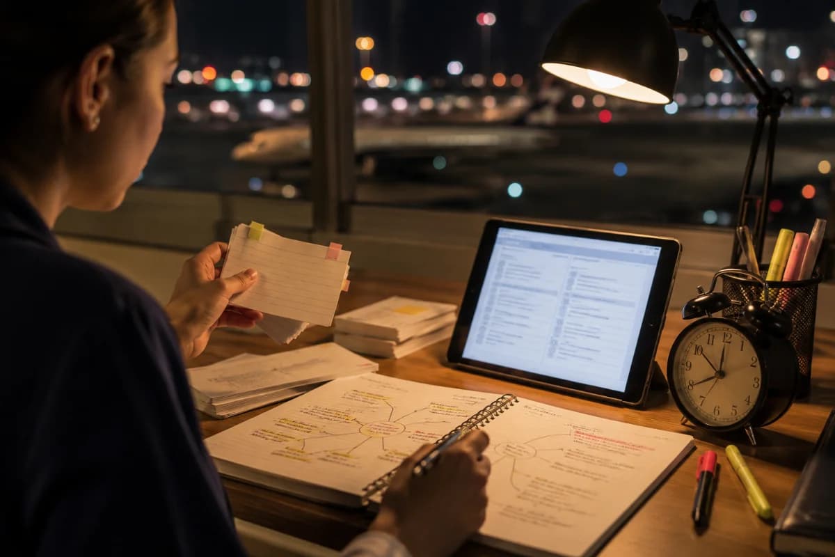 Como revisar o conteúdo do curso para chegar mais preparado à ANAC?