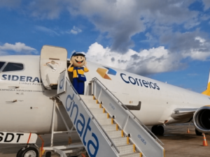 Boeing Modelo 40 utilizado para serviços de correio