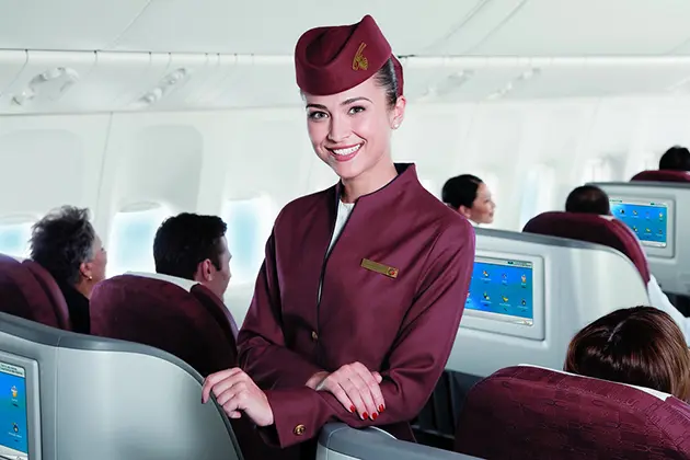 comissário de bordo internacional