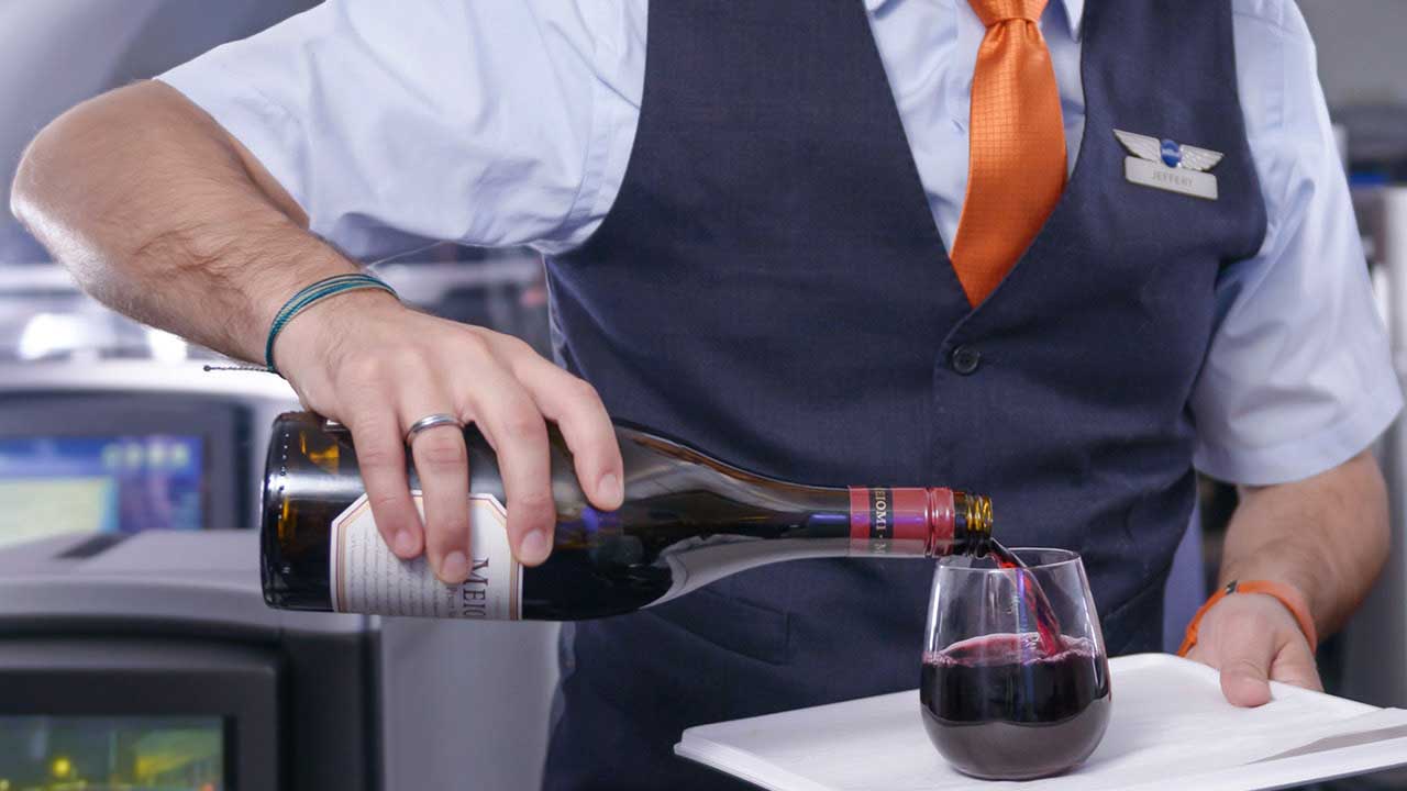 vinho a bordo